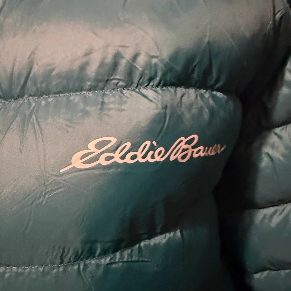 Eddie Bauer Mens Sz XL  Puffer Full Zip Packable Down Insulated Jacket - Picture 3 of 12